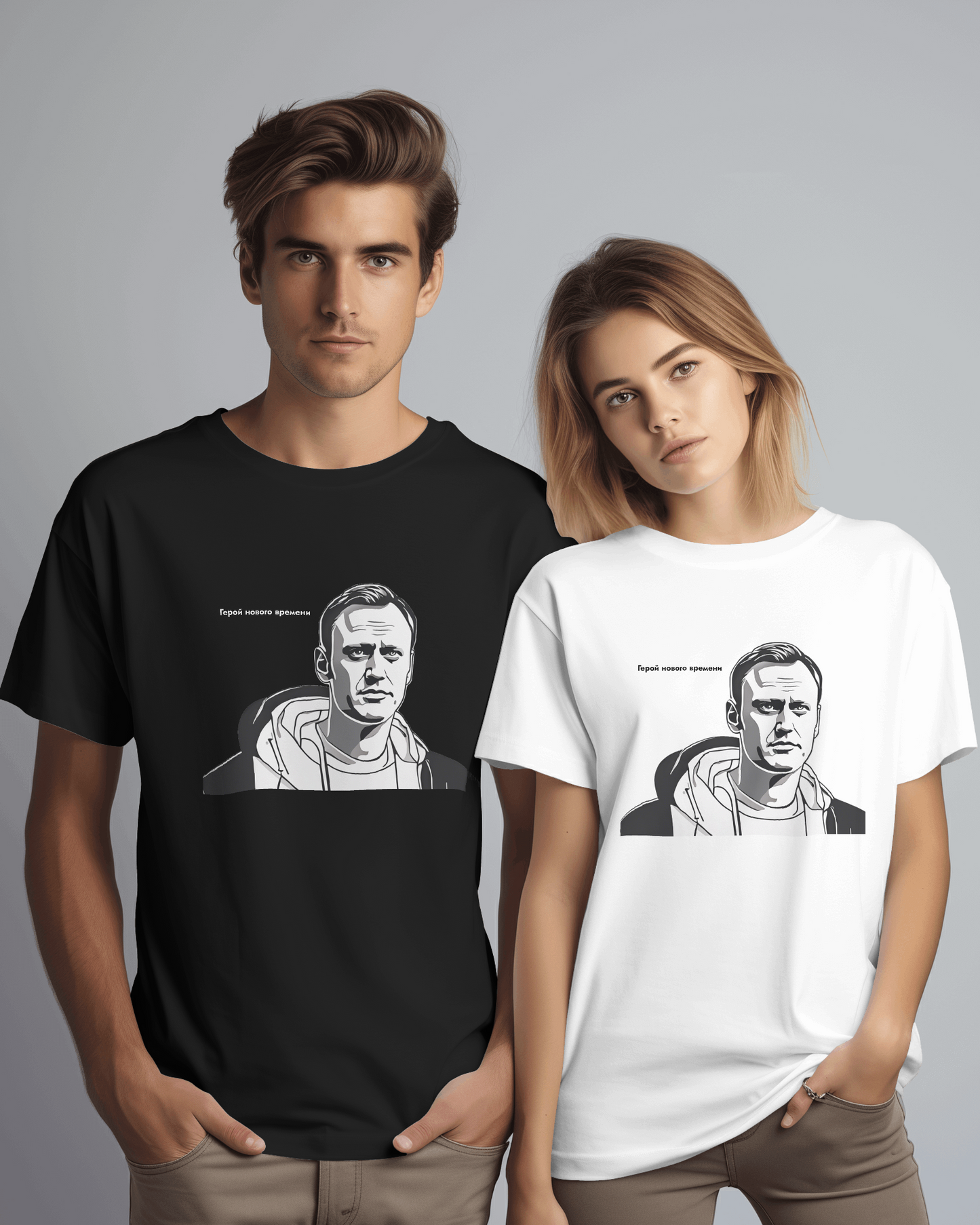Tričko s krátkým rukávem Alexej Navalnyj - Hrdina nové doby