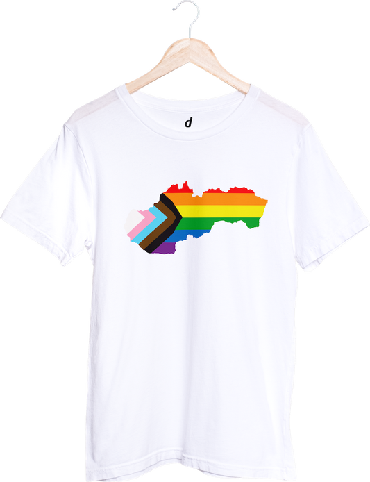 Tričko s krátkým rukávem Progress Pride SK