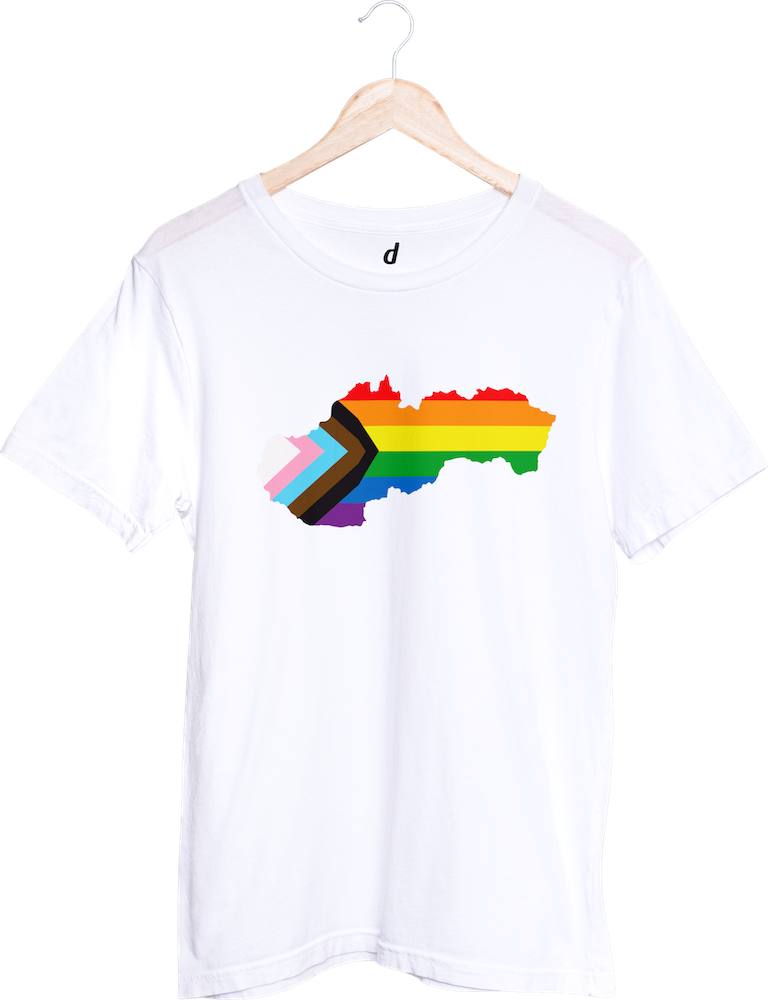 Tričko s krátkým rukávem Progress Pride SK