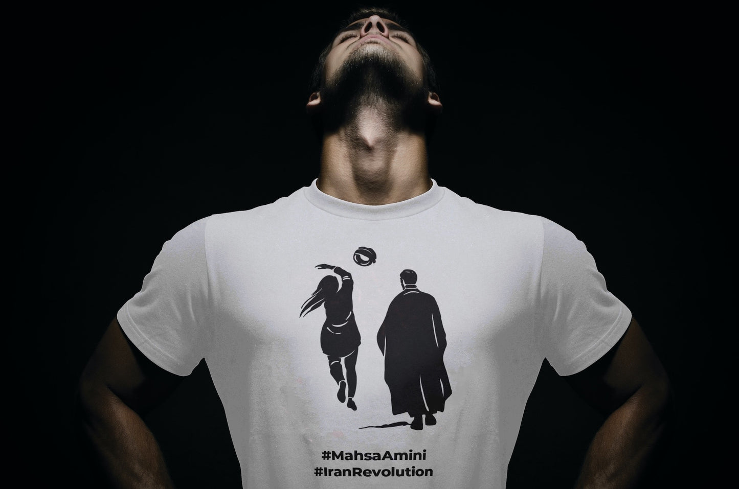 Tričko s krátkým rukávem Masha Amini Iranian Revolution