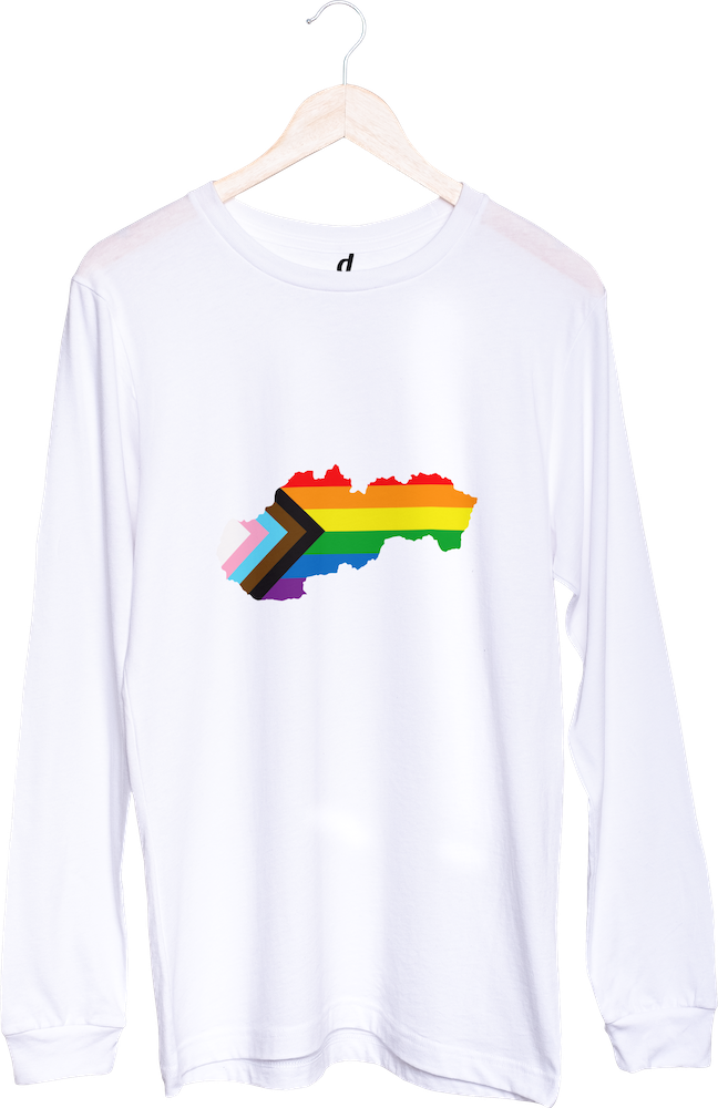 Tričko s dlouhým rukávem Progress Pride SK