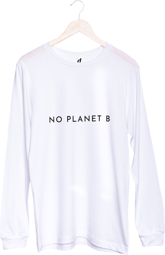 Tričko s dlouhým rukávem No Planet B