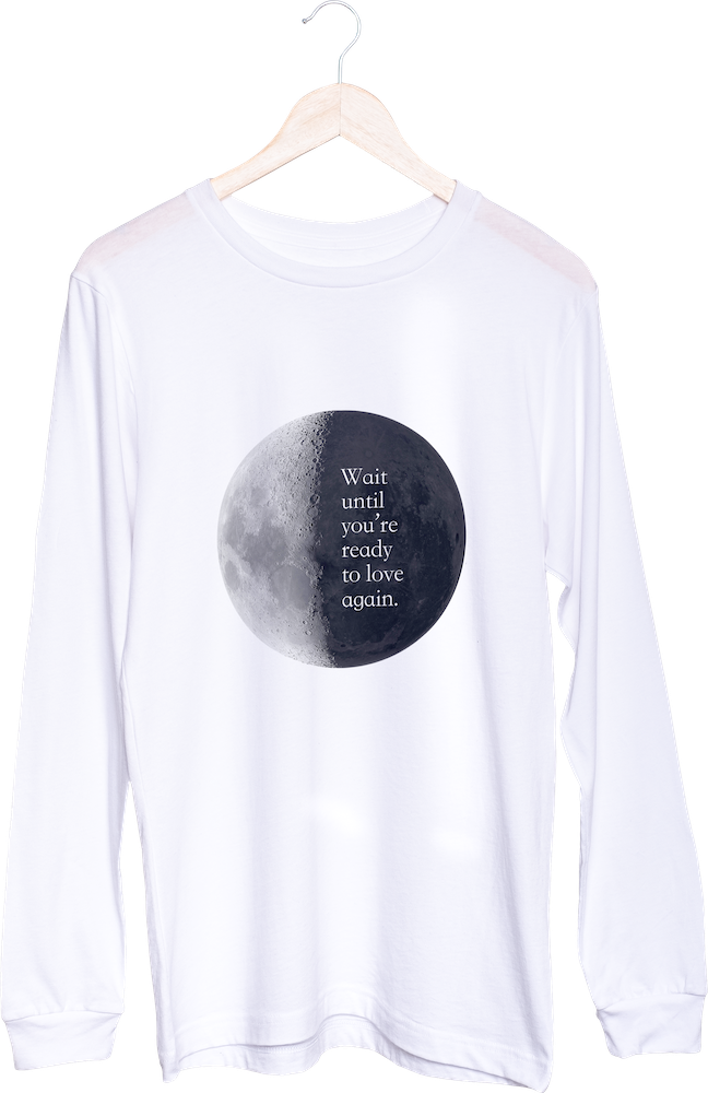 Tričko s dlouhým rukávem Měsíc