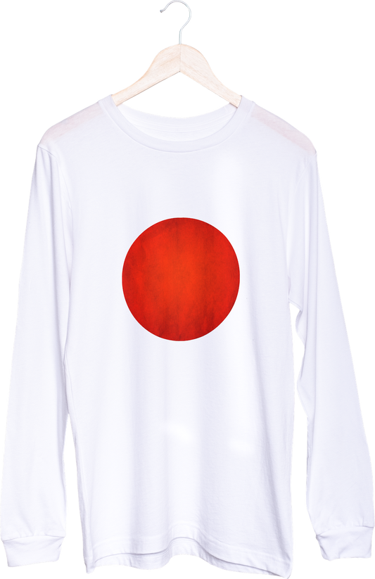 Tričko s dlouhým rukávem Japonské slunce